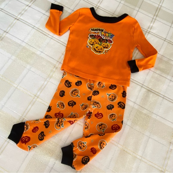 Garanimals Halloween Pumpkin Party 2-Piece Cotton Pajamas Size 18 Mo - Picture 1 of 8